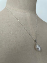 Load image into Gallery viewer, Ivory Pearl on 925 Silver Necklace