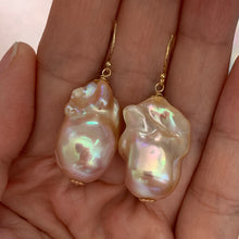 Load image into Gallery viewer, Peach AAA Baroque Pearls 14k Gold Filled