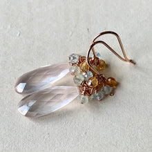 Load image into Gallery viewer, Shades of Blue #8: Rose Quartz &amp; Gems