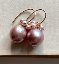 Load image into Gallery viewer, Pink Pearls &amp; Blush Baby Pearls 14kRGF