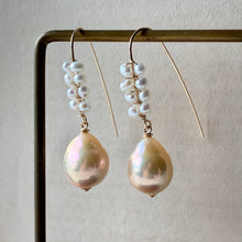 Load image into Gallery viewer, Light Peach Edison Pearls &amp; Cream Baby Pearls 14kGF