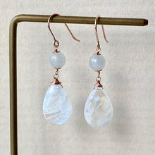 Load image into Gallery viewer, Icy Jade &amp; Rainbow Moonstone 14kRGF