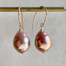 Load image into Gallery viewer, Rainbow Peach- Gold Lustre Edison Pearls on 14k Gold Filled