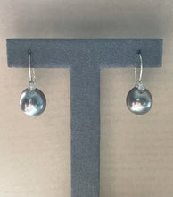 Load image into Gallery viewer, Silver Edison Pearls, Rainbow Moonstone 925 Silver Earrings