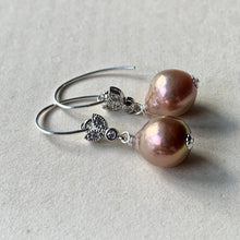 Load image into Gallery viewer, Baby Copper-Pink Edison Pearls 925 Silver
