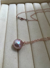 Load image into Gallery viewer, Pink Edison Pearl 14kRGF Necklace