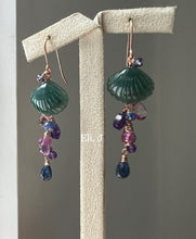 Load image into Gallery viewer, Rapunzel: Jadeite Shells, Pink Topaz, Kyanite, Amethyst