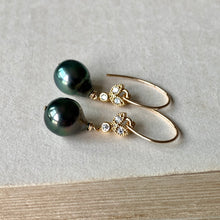 Load image into Gallery viewer, AAA Peacock Tahitian Pearls &amp; Bee 14kGF