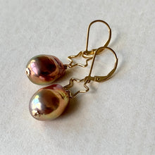 Load image into Gallery viewer, Stars AAA Rainbow Edison Pearls 14kGF