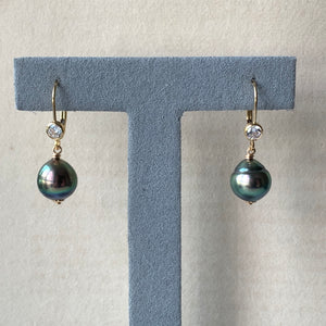 AAA Peacock Tahitian Pearls 14kGF