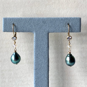 AAA Bluish-Mint Green Tahitian Pearls Opal 14kGF
