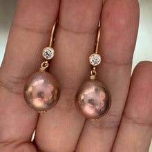 Load image into Gallery viewer, Gold Rainbow Round Edison Pearls on 14k GF