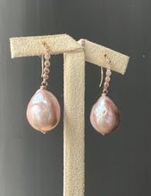 Load image into Gallery viewer, Pink Edison Pearls 14KRGF Earrings
