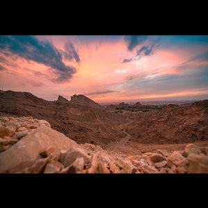 Sunset at Jebel Hafit
