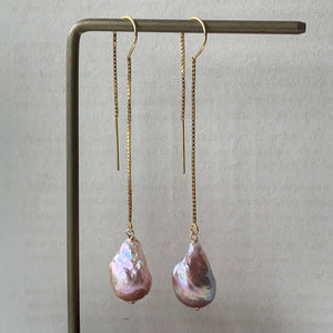 Unicorn Baby Edison Pearls 14kGF Threaders