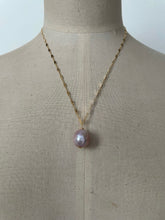 Load image into Gallery viewer, Plump Pink Edison Pearl 14kGF Necklace
