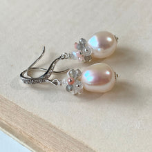 Load image into Gallery viewer, AAA Cream Pearls with Gemstones 925 Silver Pearls