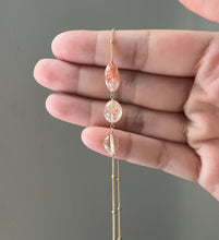 Load image into Gallery viewer, Rare Sunstone 14kGF Necklace