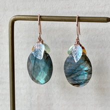 Load image into Gallery viewer, Shades of Blue #1: Labradorite Prehnite 14kGF
