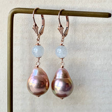 Load image into Gallery viewer, Icy Jade &amp; Pink-Gold Edison Pearls 14kRGF