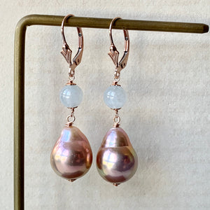 Icy Jade & Pink-Gold Edison Pearls 14kRGF