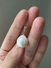 Load image into Gallery viewer, Perfect Ivory-Pink Pearl 14kRGF Necklace
