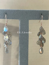 Load image into Gallery viewer, Summer 2: Labradorite 14kRGF Earrings