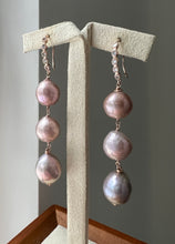 Load image into Gallery viewer, Pearl Drops Pink Pearls 14kRGF Earrings
