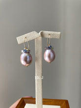 Load image into Gallery viewer, AAA Lavender-Pink Edison Pearls &amp; Gems 14kGF Earrings