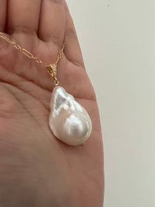 Ivory Baroque Pearl 14kGF Necklace