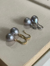 Load image into Gallery viewer, Silver Pearls in Gold &amp; Silver