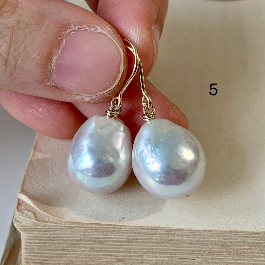 Minimalist Pearl Earrings #5-9