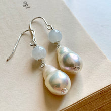 Load image into Gallery viewer, Type A White Icy Jade &amp; White Edison Pearls