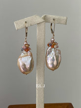 Load image into Gallery viewer, Peach AAA Baroque Pearls &amp; Colorful Gems 14kGF Earrings