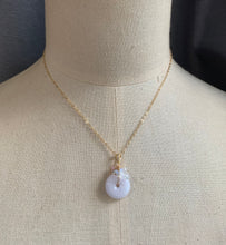 Load image into Gallery viewer, Lavender Jade &amp; Gems Necklace 14kGF