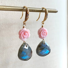 Load image into Gallery viewer, Labradorite &amp; Pink Roses