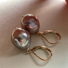Load image into Gallery viewer, Lavender- Gold Lustre Edison Pearls 14kGF