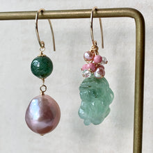 Load image into Gallery viewer, Icy Type A Pixiu &amp; Lavender Pearls