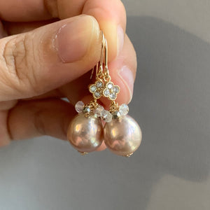 Peach-Light Gold Edison Pearls & Gems 14kGF