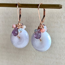 Load image into Gallery viewer, Type A Lilac Lavender Signature Earrings 14kRGF