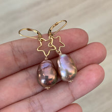 Load image into Gallery viewer, Stars AAA Rainbow Edison Pearls 14kGF