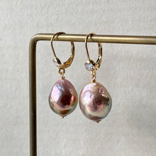 Load image into Gallery viewer, Rainbow Edison Pearls 14kGF Earrings