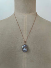 Load image into Gallery viewer, Silver Baroque Pearl on 14kRGF Necklace
