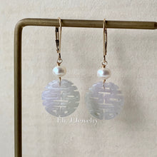 Load image into Gallery viewer, 喜喜#3: Lavender Jade with Pearls
