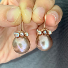 Load image into Gallery viewer, Pink Pearls on 14k Rose Gold Filled