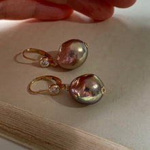 Load image into Gallery viewer, Rainbow Edison Pearls 14kGF Earrings