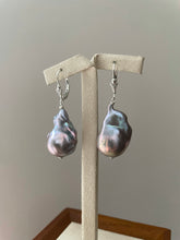 Load image into Gallery viewer, AAA Silver Baroque Pearls 925 Sterling Silver Earrings