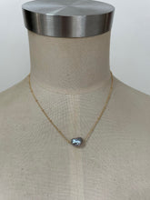 Load image into Gallery viewer, Silver Keshi Pearl 14kGF Necklace