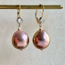 Load image into Gallery viewer, Gold Rainbow Round Edison Pearls on 14k GF