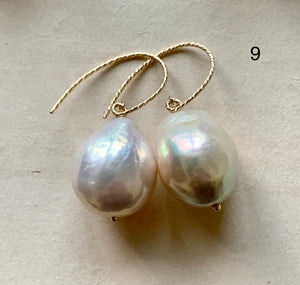 Minimalist Pearl Earrings #5-9